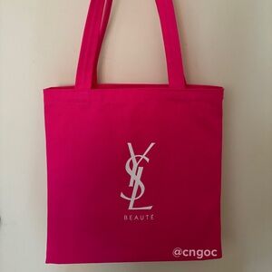 YSL Beauté Pink Tote Bag